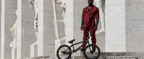 nigel sylvester fendi bike|Nigel Sylvester's Fendi BMX Clashes Street and Haute Couture .